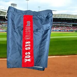 Boston Red Sox Mens XL Swim Trunks Board Shorts G-III Carl Banks MLB Beach Gear